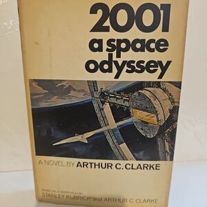 2001 A Space Odyssey by: Arthur C. Clarke HC DJ BCE 1968 1st Edition